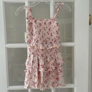 NWT Tweenstyle by Stoopher smocked floral print dress, sz 10